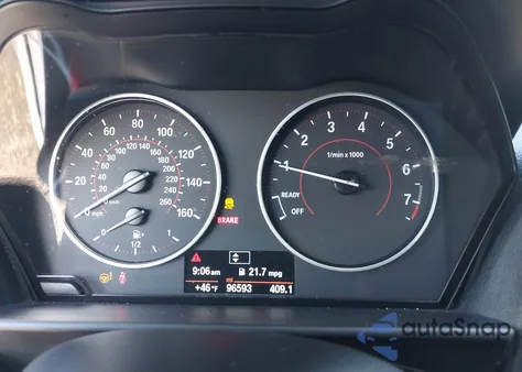 2014 BMW 228I z USA, uszkodzony, nr VIN WBA1F5C50EVW97880